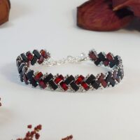 Bracelet De Perles Plates Jo•ie Ambiance Mercredi 5
