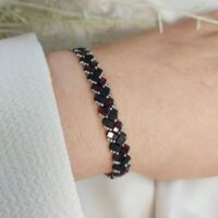 Bracelet De Perles Plates Jo•ie Ambiance Mercredi 6
