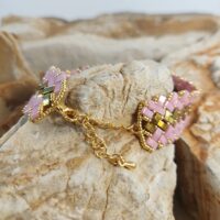 Bracelet De Perles Plates Jo•ie Ambiance Thisa 4