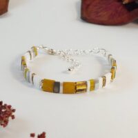 Bracelet De Perles Plates Re•ve Ambiance Filia 8