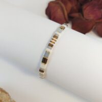 Bracelet De Perles Plates Re•ve Ambiance Harmonie 1
