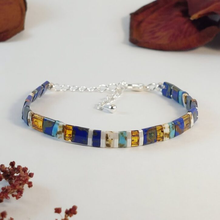 Bracelet De Perles Plates Re•ve Ambiance Uvan 7